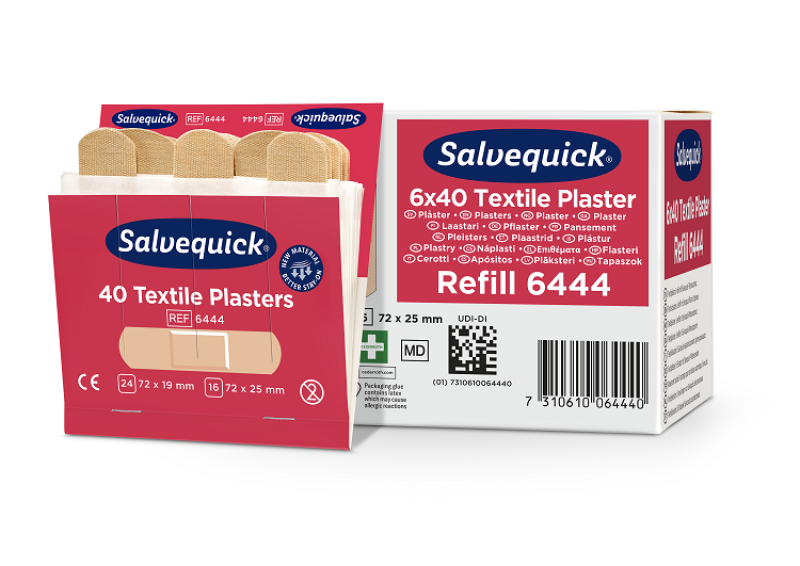 Textilheftpflaster 6x40 Pflaster Refill Salvequick Cederroth